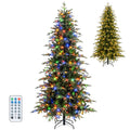 Gymax 7.5 Ft Artificial Christmas Tree Pre Lit Xmas Tree W 1195