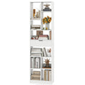 Gymax 71 Tall Bookcase W Drawer Modern Bookshelf W 10 Open Cubes