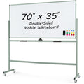Gymax 72 X 36 Double Sided Magnetic Whiteboard With Stand And