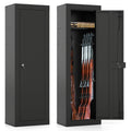 Gymax 8 Gun Safe W Storage Shelf Safety Lock For Home Rifles
