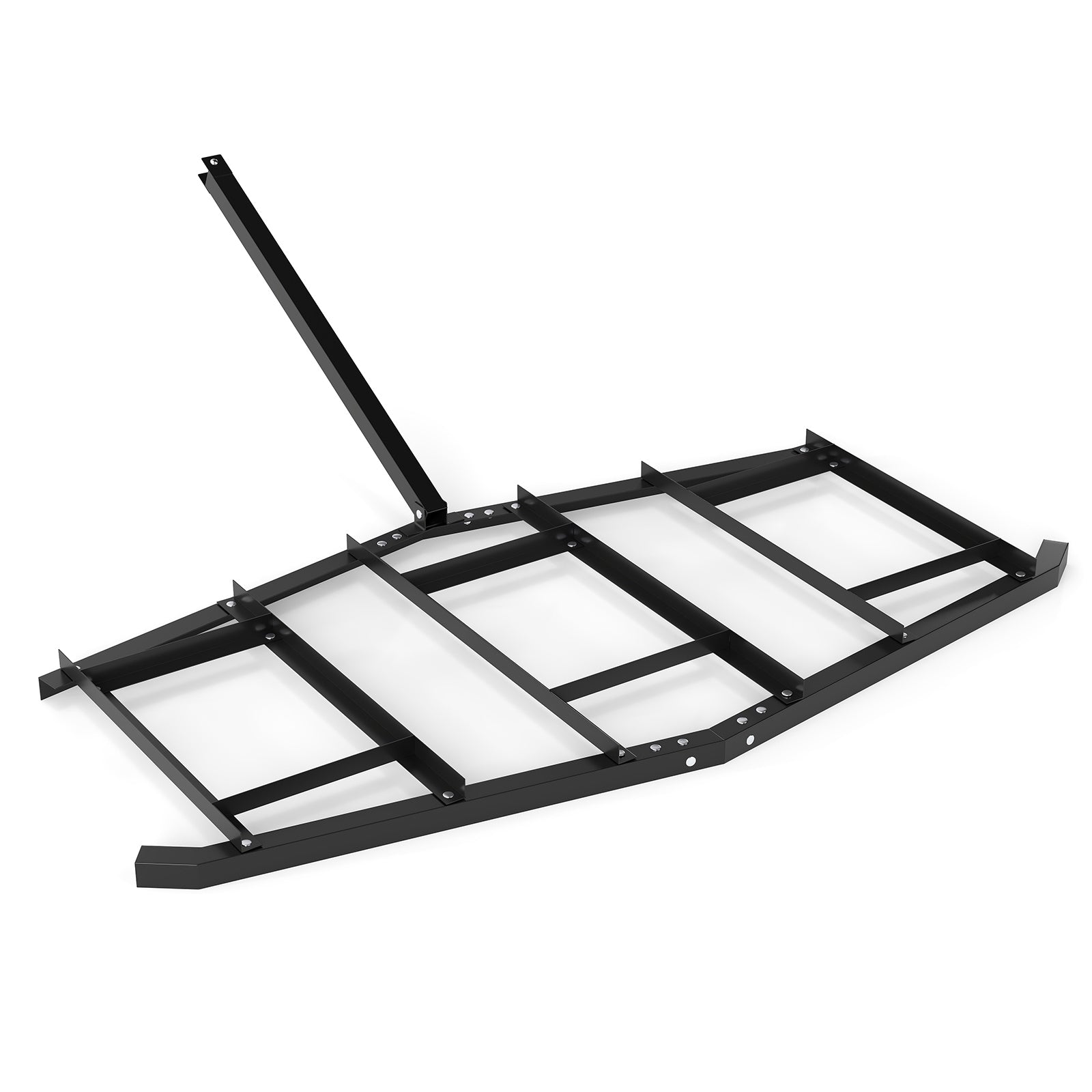 Gymax 84 Wide Driveway Drag Tow Behind Leveling Rake W Reinforced