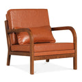 Gymax Accent Chair Linen Fabric Upholstered Armchair W Lumbar Pillow