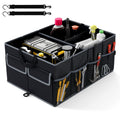 Gymax Car Trunk Organizer 13 Gallon Collapsible Cargo Storage Box W Black