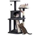 Gymax Cat Tree Multi Level Cat Tower W Top Perches Cozy Condo