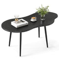 Gymax Cloud Shape Coffee Tableirregular Center Table W Metal