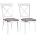 Gymax Dining Chairs Set Of 2 W Comfortable Backrest Padded Seat For