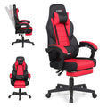 Gymax Gaming Chair W Headrest Reclining Backrest Lumber Support