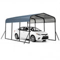 Gymax Heavy Duty Carportoutdoor Galvanized Steel Garage Car Shelter