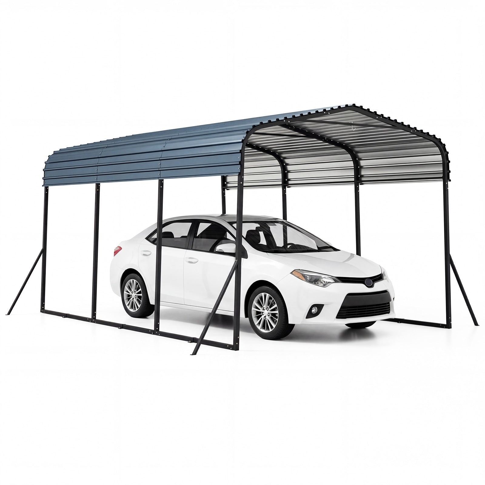 Gymax Heavy Duty Carportoutdoor Galvanized Steel Garage Car Shelter