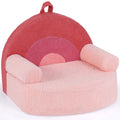 Gymax Kids Couch Toddler Foam Sofa W Soft Machine Washable Teddy