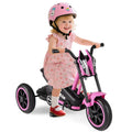Gymax Kids Tricycle W Foot Pedals Forward Backward Steering Handlebars