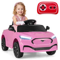 Gymax Licensed Ford Mach E Electric Vehicle W Parent Control Led