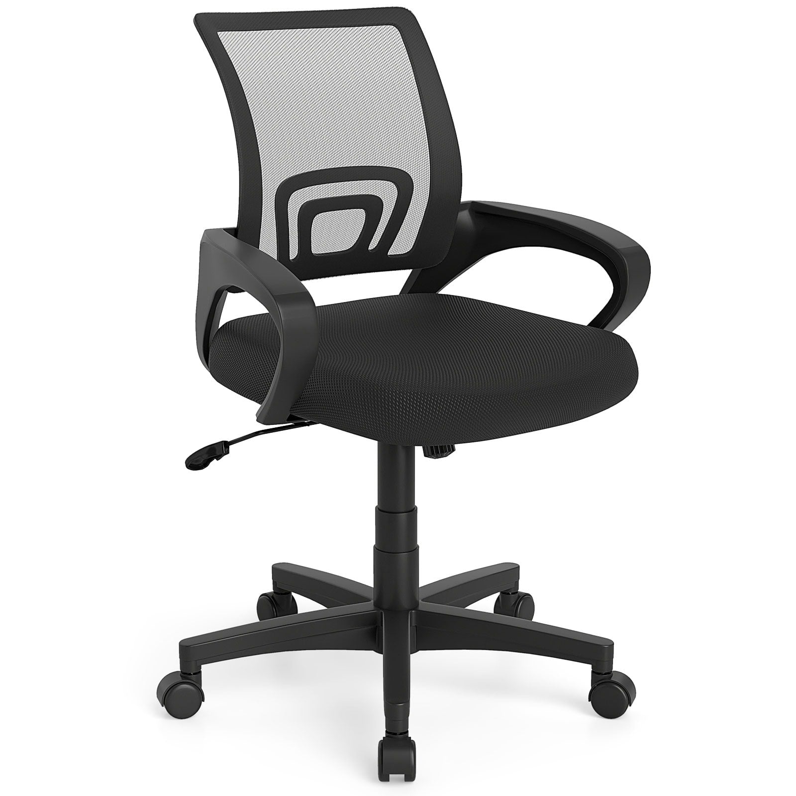Gymax Mesh Office Chair Ergonomic Computer Desk Chair W Lumbar Support