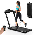 Gymax Motorized Treadmill Folding Under Desk Electric Treadmill Office 49 X 27 X 42