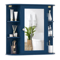 Gymax Multipurpose Mount Wall Surface Storage Cabinet Mirror For