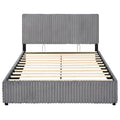 Gymax Queen Size Lift Up Storage Bed W Hydraulic Lifts Wooden Slat