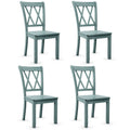 Gymax Set Of 4 Wooden Dining Side Chair Armless Chair Home Kitchen See Details