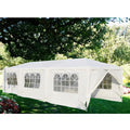 Gymax White Wedding Tent 10X30Outdoor Party Canopy Events