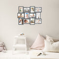 Hello Laura 12 Opening Decorative Wall Hanging Collage Puzzle Picture Photo Frame