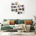 Hello Laura 12 Opening Decorative Wall Hanging Collage Puzzle Picture Photo Frame