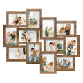 Hello Laura 12 Opening Decorative Wall Hanging Collage Puzzle Picture Photo Frame