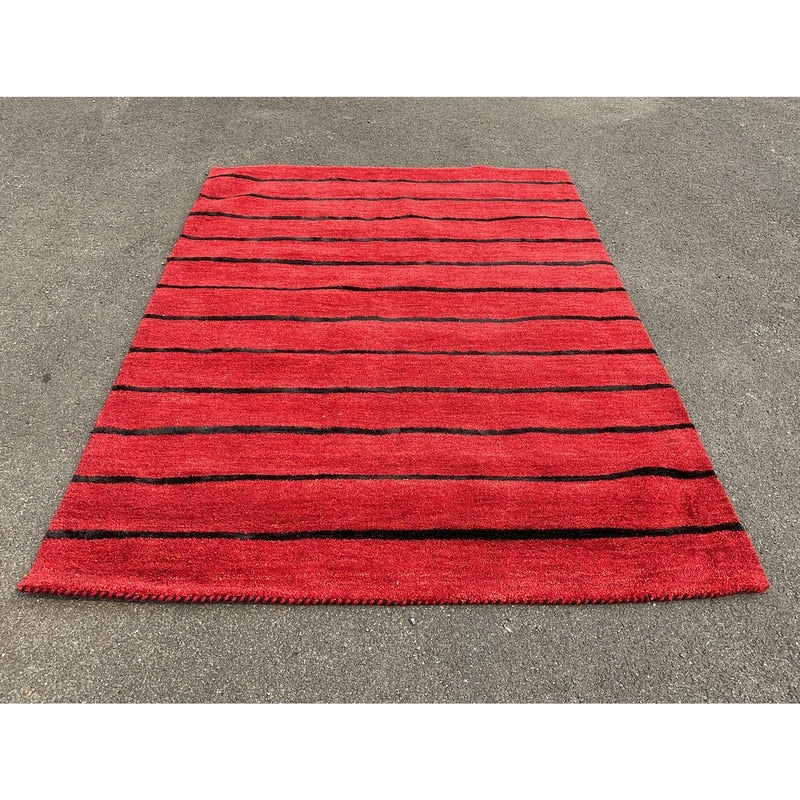 Handmade Herat Oriental Indo Tibetan Wool Rug 66 X 48 India