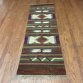 Handmade Herat Oriental Indo Chenille Dhurrie Wool Runner India 26 X 8