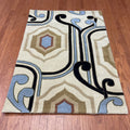 Handmade Herat Oriental Indo Tibetan Wool Rug India 4 X 6