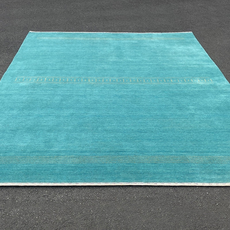 Handmade Herat Oriental Indoed Tribal Gabbeh Wool Rug India 8 X 8