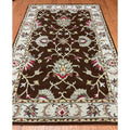 Handmade Herat Oriental Indo Persian Isfahan Design Wool Rug India 5 X 8