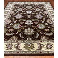 Handmade Herat Oriental Indo Isfahan Wool Rug India 8 X 10