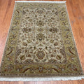 Handmade One Of A Kind Vegetable Dye Oushak Wool Rug India 42 X 510