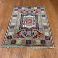 Handmade Herat Oriental Indo Kazak Wool Rug India 4 X 6