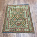 Handmade Herat Oriental Afghan Tribal Wool Kilim Afghanistan 31 X 311