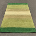 Handmade Herat Oriental Indo Hand Tufted Striped Wool Rug 4 X 6 4 X 6
