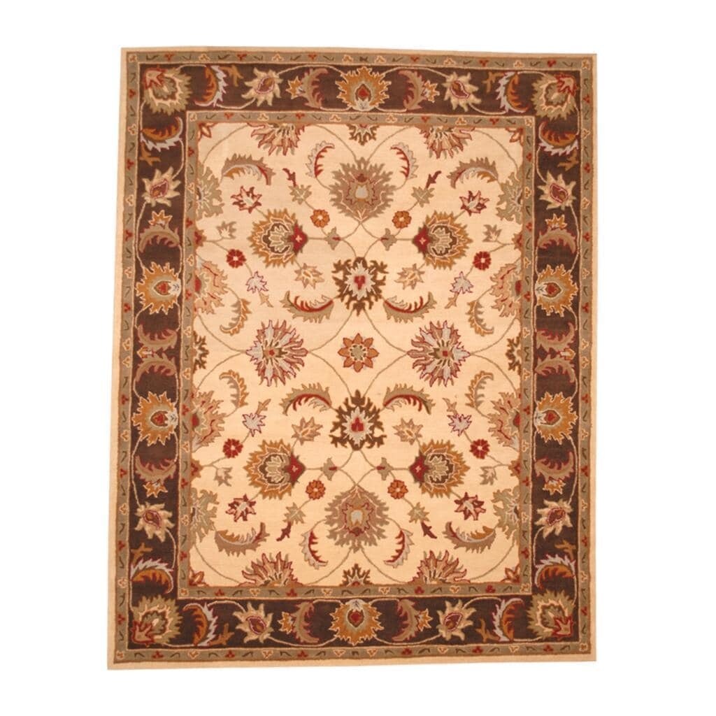 Handmade Herat Oriental Persian Indo Tabriz Wool Rug India 8 X 10