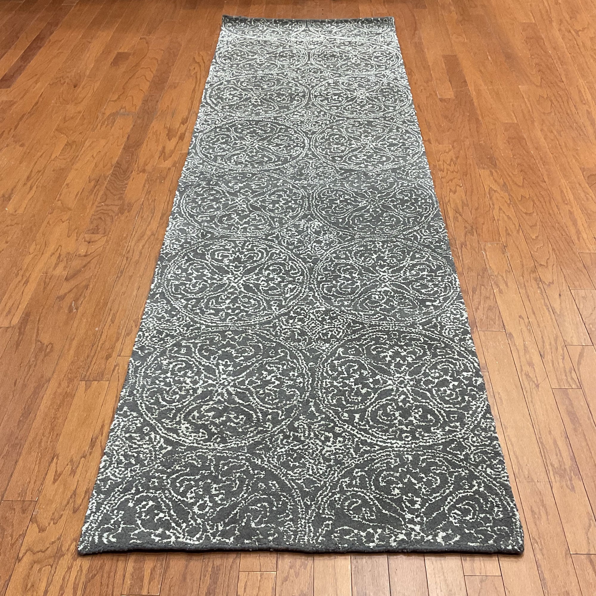 Handmade Herat Oriental Indo Hand Tufted Tibetan Wool Rug 3 X 109 3 X 109