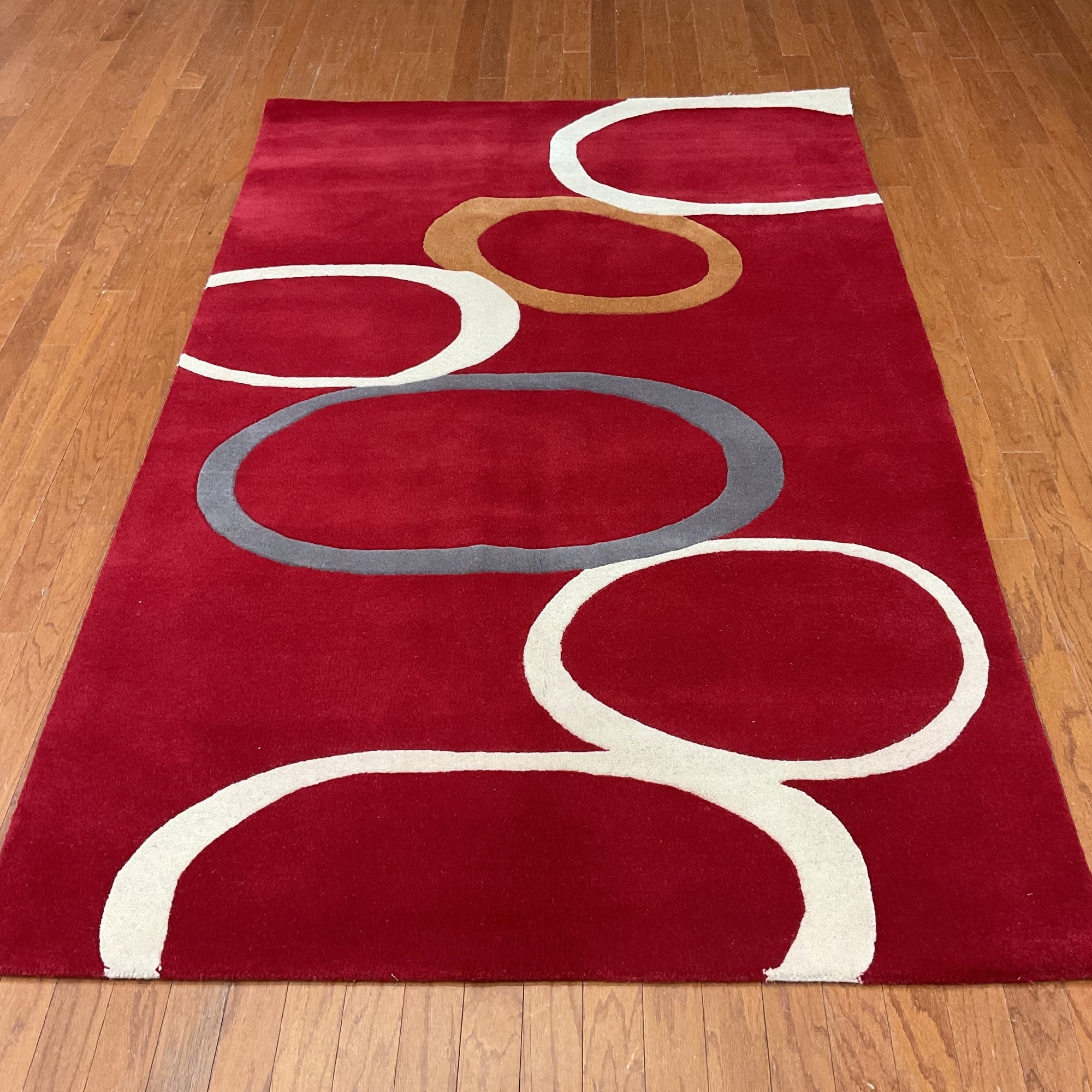 Handmade Herat Oriental Indo Tibetan Wool Rug India 5 X 8