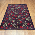 Handmade Herat Oriental Indo Tibetan Brown Red Wool Rug India 5 X 8