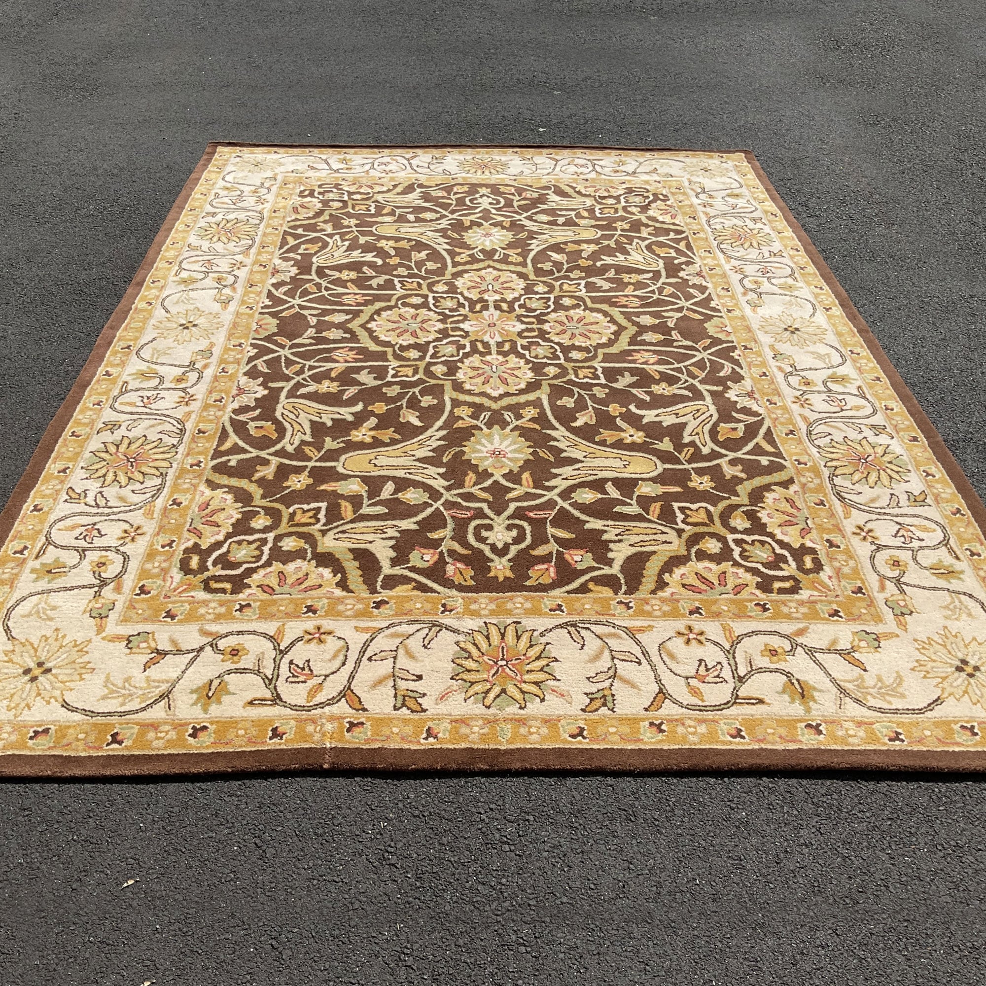 Handmade Herat Oriental Indo Wool Rug India 8 X 11