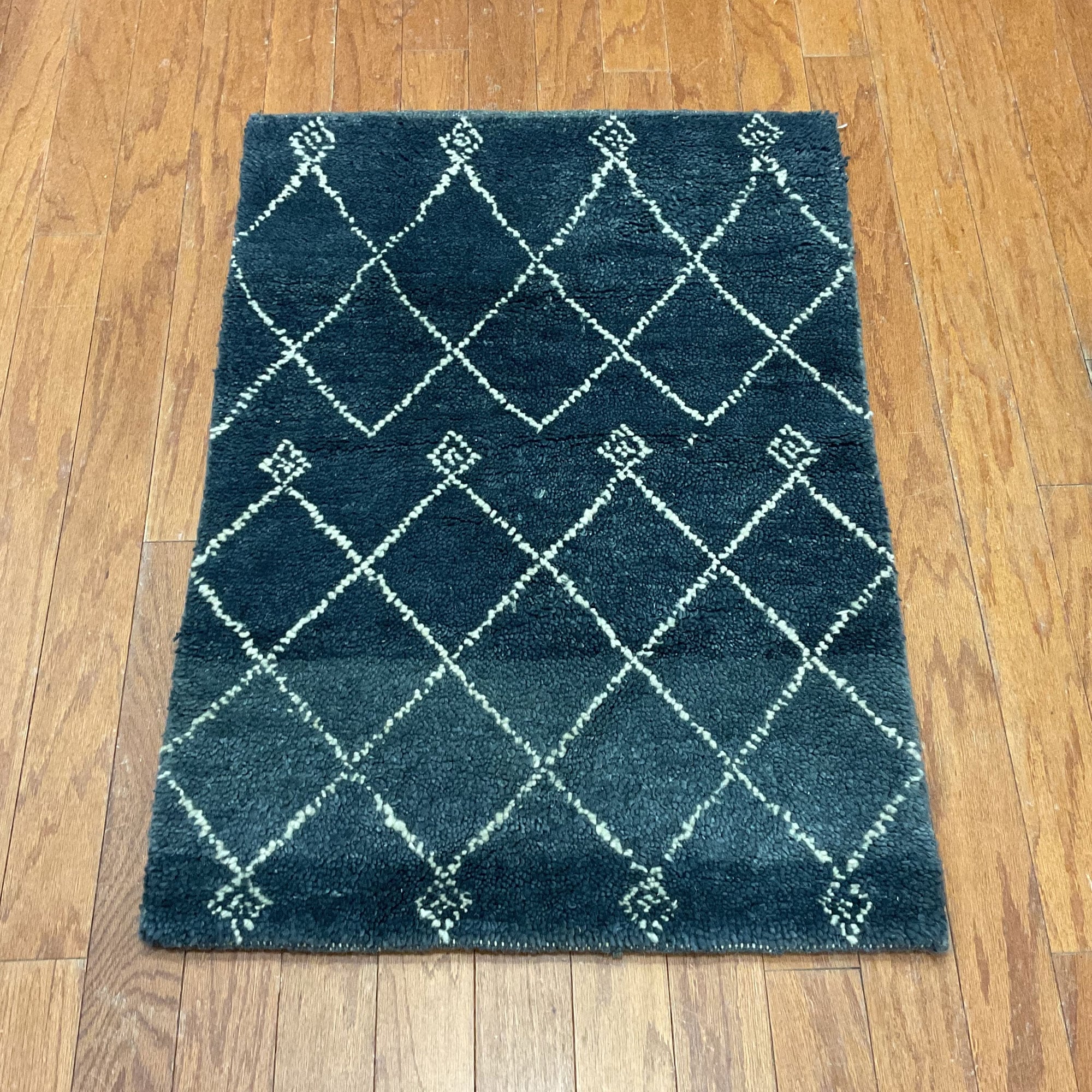 Handmade Herat Oriental Indo Hand Knotted Morrocan Wool Rug 2 X 3 2 X 3