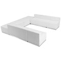 Hercules Alon Series Bonded Leather Reception Configuration 8 Pieces