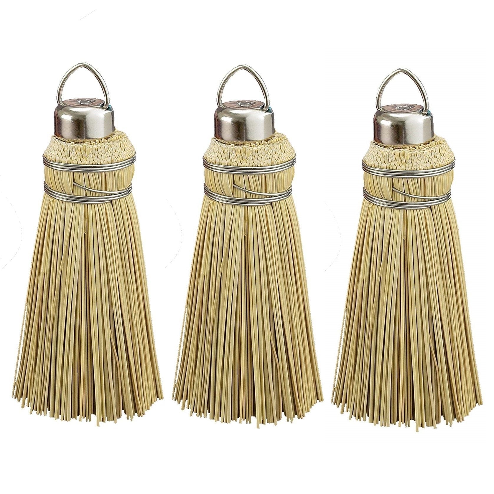 Hic 6 Natural Corn Husk Amish Broom Cake Tester