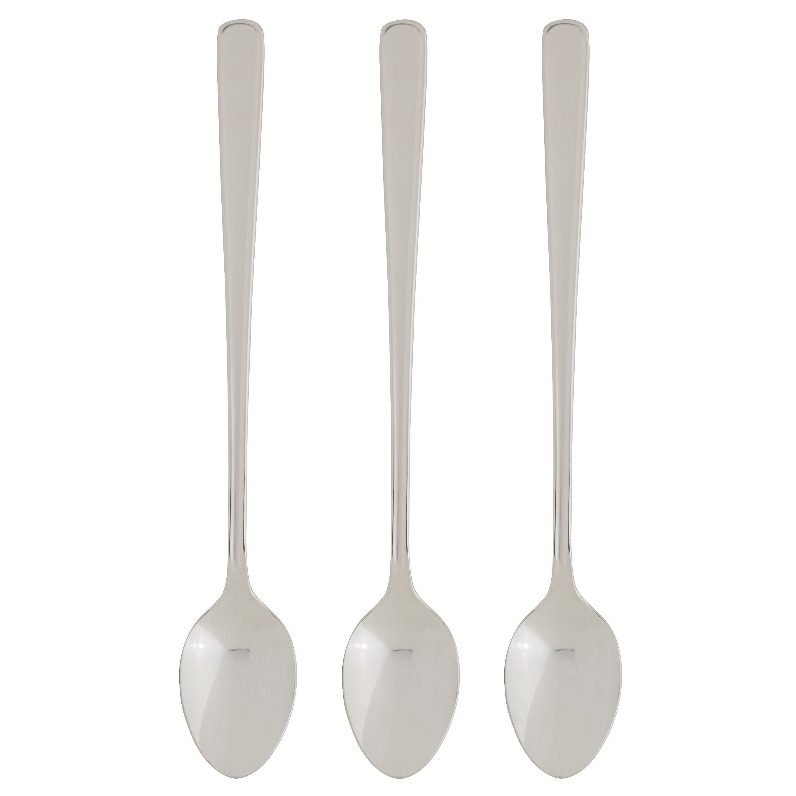 Hic 7.75 Extra Long Stainless Steel Dessert Iced Tea Spoon Silver