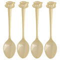 Hic Cup Saucer Design 4.5 Gold Plated Demi Spoon Great For Coffee Tea Desserts And More