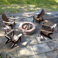 Havenside Home Mandalay 2 Adirondac Chairs With Matching Side Tables