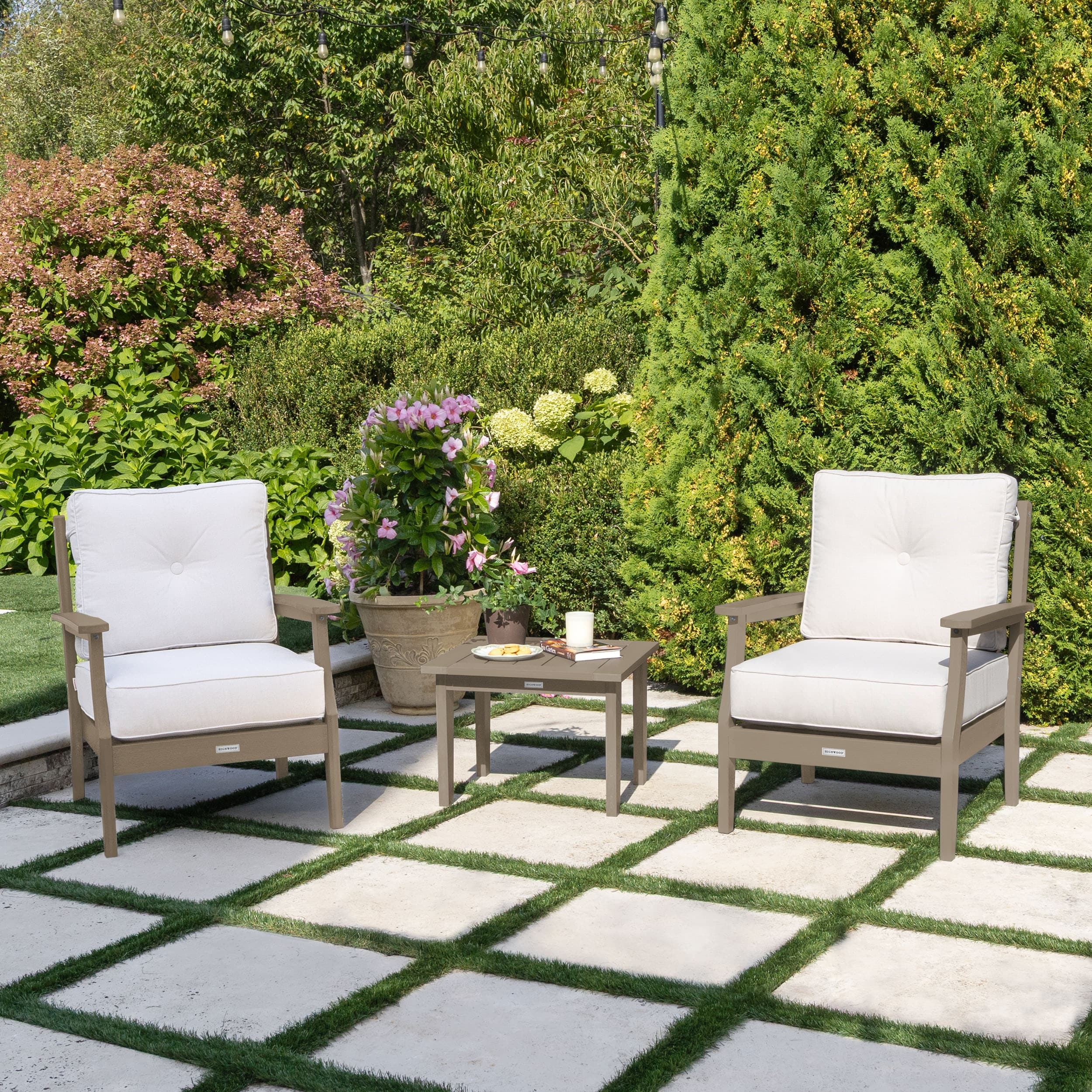 Highwood Lehigh 3 Piece Deep Seating Chair Set