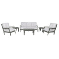 Highwood Lehigh 6 Piece Couch And Chair Deep Seating Set