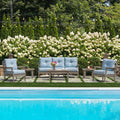 Highwood Lehigh 6 Piece Couch And Chair Deep Seating Set