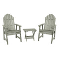 Havenside Home Yorkville 2 Deck Chairs With 1 Folding Side Table